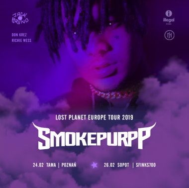 Smokepurpp in Poznan and Tricity