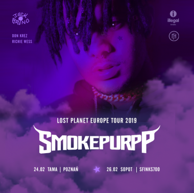 Smokepurpp w Poznaniu i Trójmieście