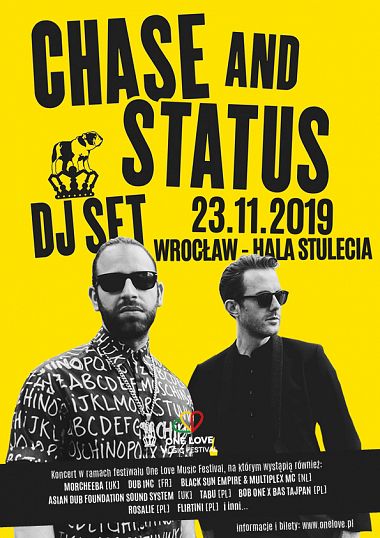 Chase & Status @ One Love Music Festival 2019 